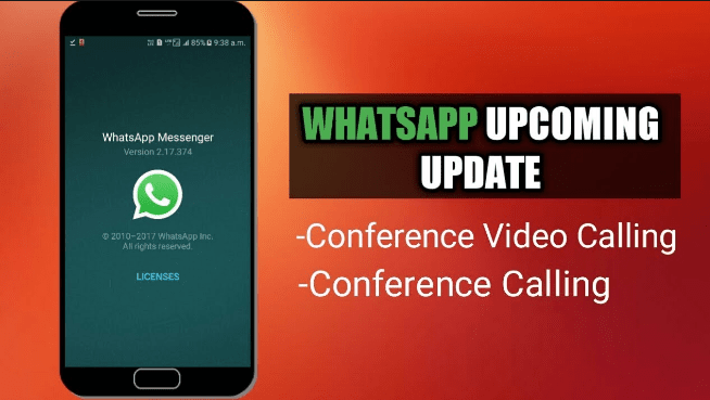  Conference call on WhatsApp 