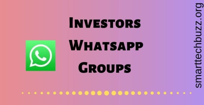 Investors whatsapp group link