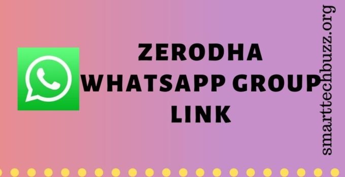 ZERODHA WHATSAPP GROUP LINK