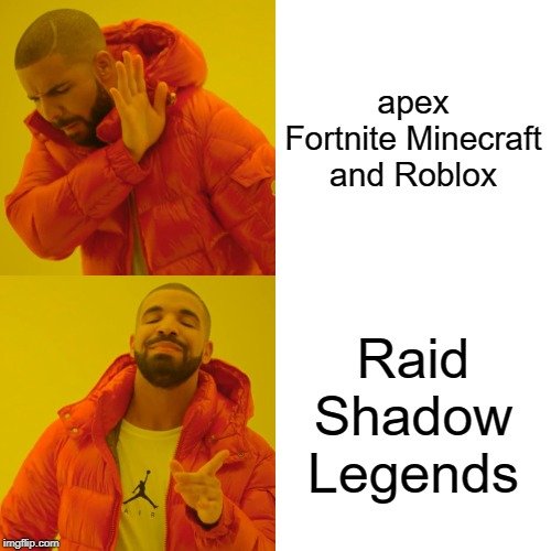 raid shadow legends is a free to play meme