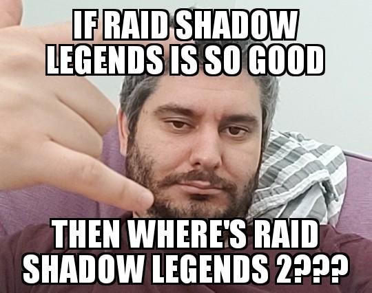 why is raid: shadow legends a meme